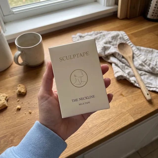 Customer photo — the box on her counter